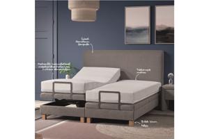 BE COMFY elektromos boxspring ágy 160 cm