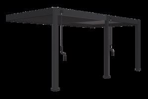 Bioklimatikus pergola INTRO PLUS 6x3 m - falhoz rögzíthető