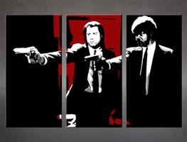 Kézzel festett vászonképek POP Art Pulp Fiction  pulp5  (POP)