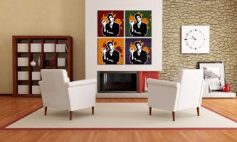 Kézzel festett vászonképek POP Art Scarface - AL PACINO  al36  ()