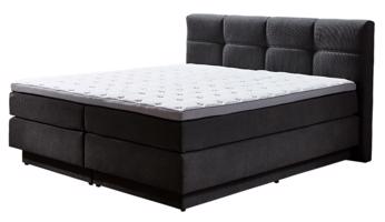 Kontinentális ágy BOXSPRING PORTAGE BX2110 180x200 cm - sötétszürke