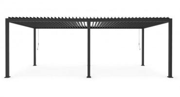 OCEAN antracit pergola 3,6x7,2 m