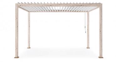 OCEAN rusztikus tölgy pergola 3x4 m