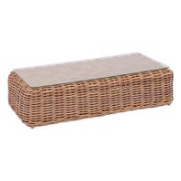 Rattan asztal 125x64 cm MALAGA