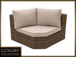 Rattan sarok BORNEO LUXURY (barna)