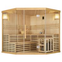 Tradičná saunová kabína / fínska sauna Espoo200 Premium - 200 x 200 cm 8 kW